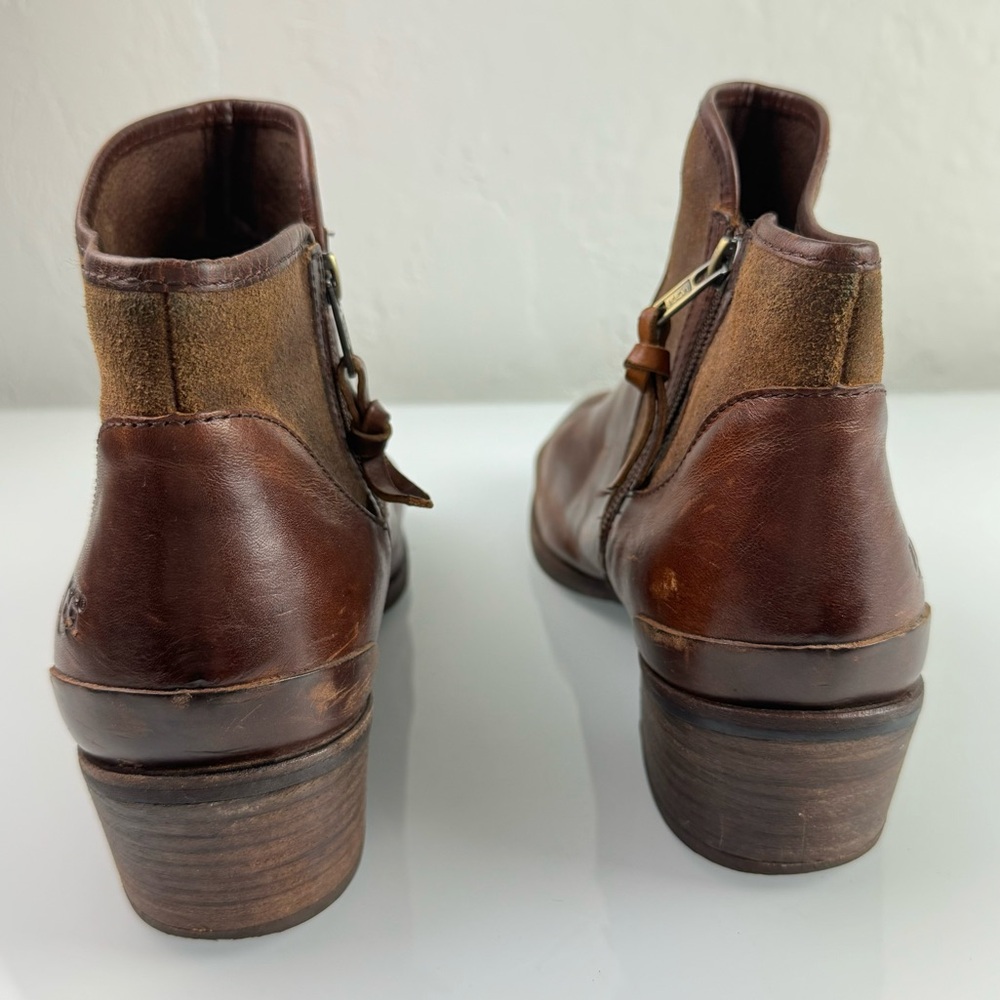 Ugg Boots Penelope Booties Solid Dark Brown Genui… - image 3